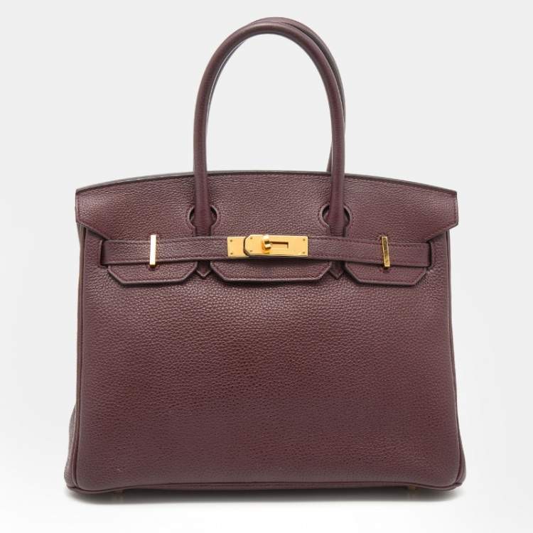 Hermes Bordeaux Togo Birkin 35 - Shop Preloved Hermes Handbags Canada