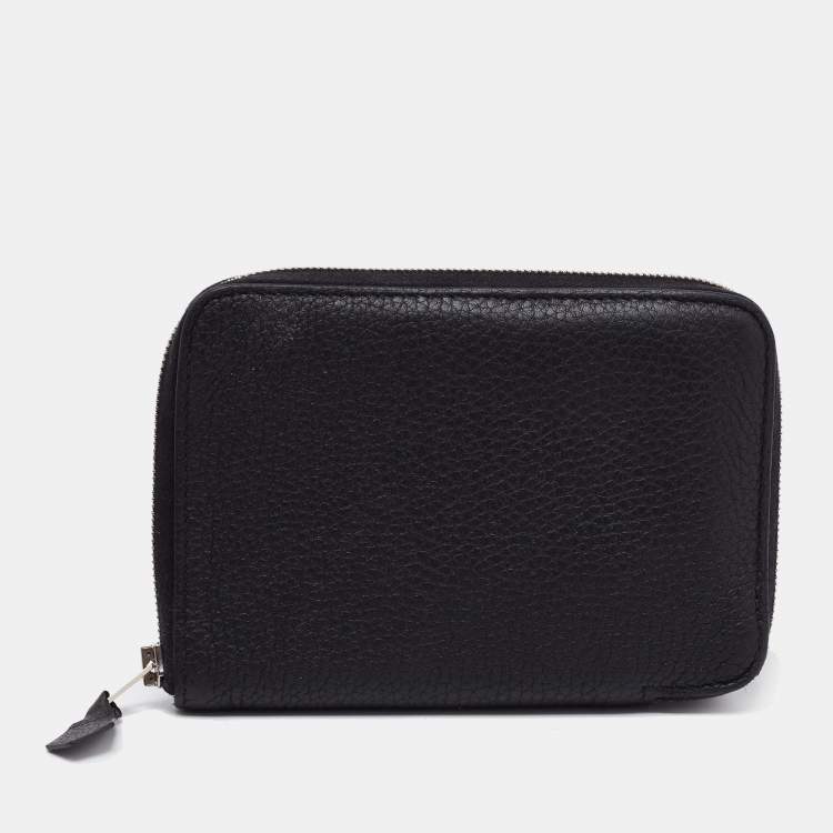 Hermes Black Clemence Leather Azap Vertical Wallet Hermes | The Luxury  Closet