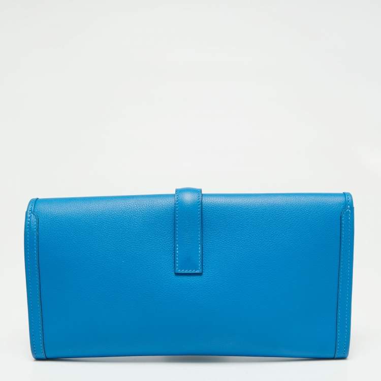Pre Owned Hermès Mykonos Evercolor Leather Elan Jige 29 Clutch