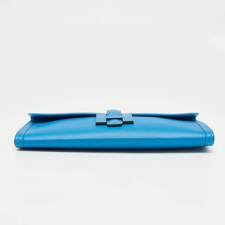 Pre Owned Hermès Mykonos Evercolor Leather Elan Jige 29 Clutch