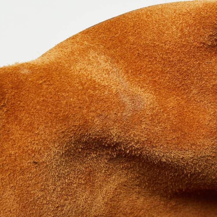 Pre Owned Hermès Gold Clemence Leather Picotin Lock 22 Bag