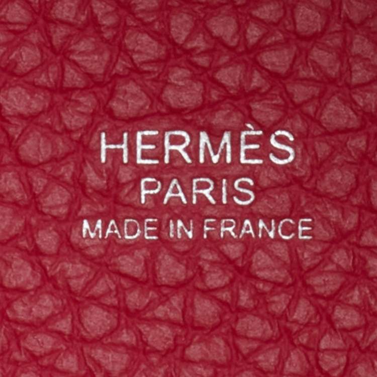 Pre Owned Hermès Rose Extreme Togo Leather Picotin Lock 18 Bag