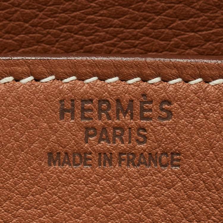 Pre Owned Hermes Etrusque Togo Leather Gold Finish Birkin HAC 45 Bag