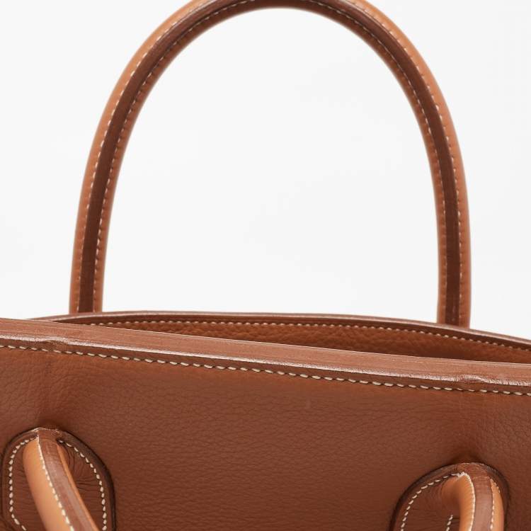 Pre Owned Hermes Etrusque Togo Leather Gold Finish Birkin HAC 45 Bag