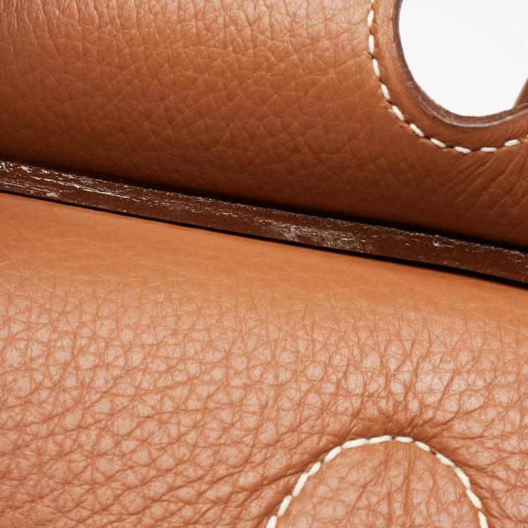 Pre Owned Hermes Etrusque Togo Leather Gold Finish Birkin HAC 45 Bag