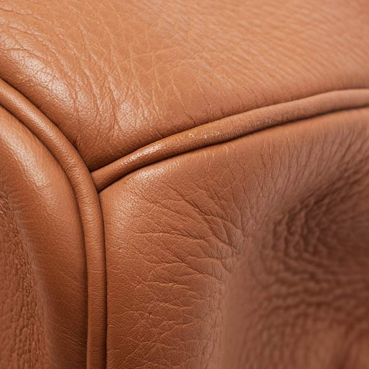 Pre Owned Hermes Etrusque Togo Leather Gold Finish Birkin HAC 45 Bag