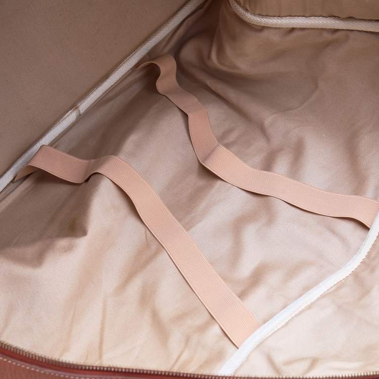 Pre Owned Hermes Fauve Taurillon Clemence Leather Victoria II 50 Bag 