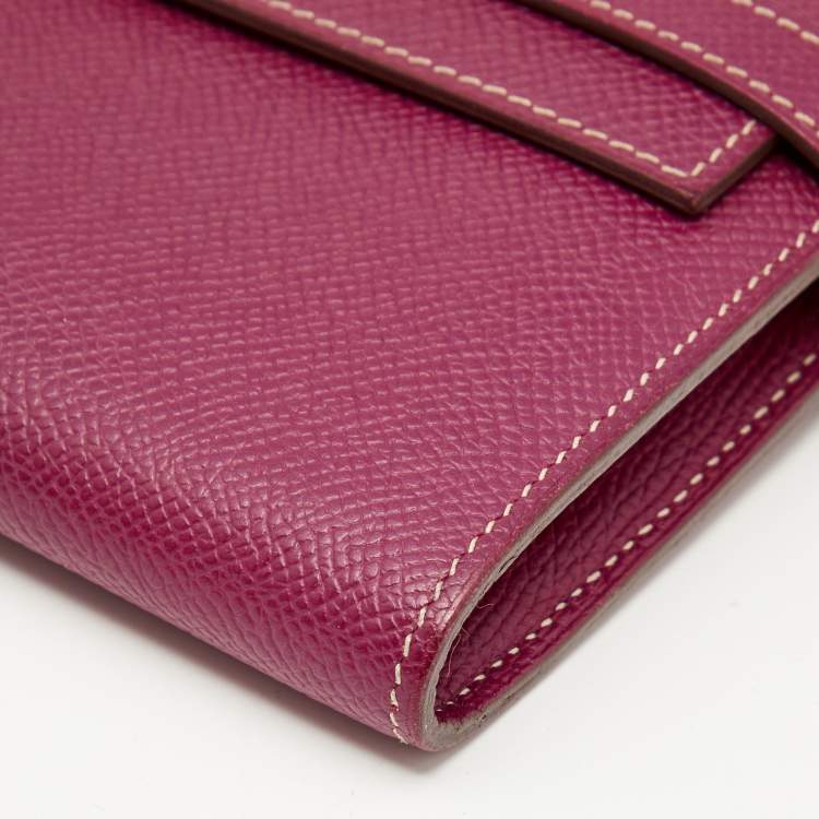 Pre Owned Hermès Tosca Epsom Leather Kelly Classic Wallet