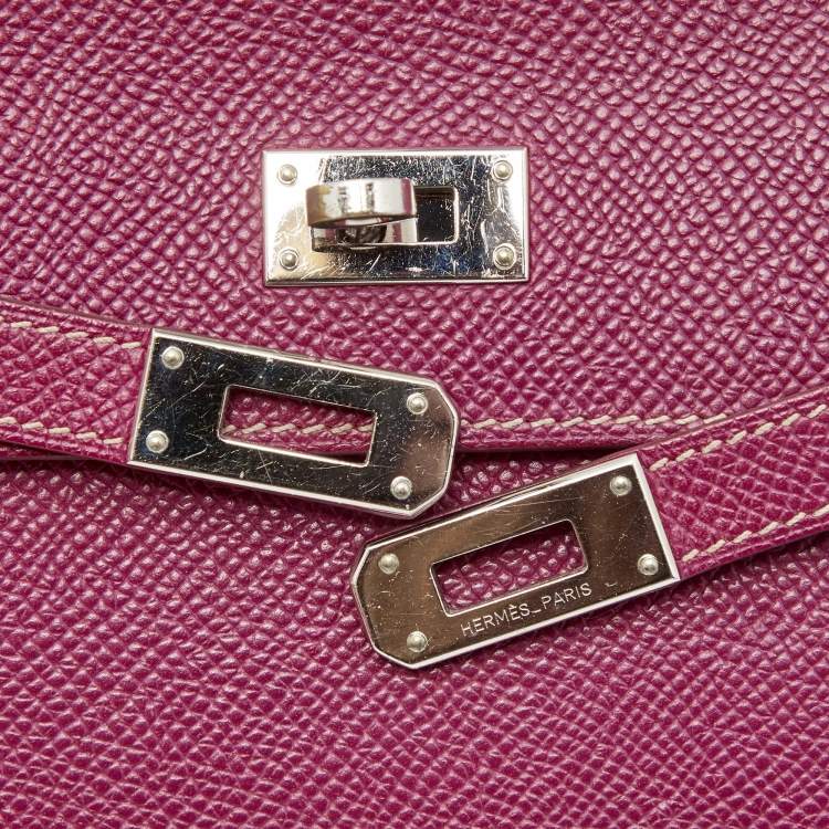 Pre Owned Hermès Tosca Epsom Leather Kelly Classic Wallet