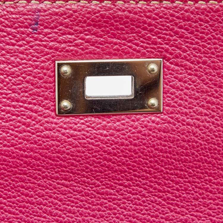 Pre Owned Hermès Tosca Epsom Leather Kelly Classic Wallet