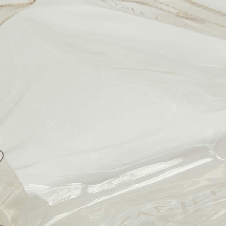 Pre Owned Hermes Transparent Vinyl Souvenir De L'Exposition Kelly 40 Bag