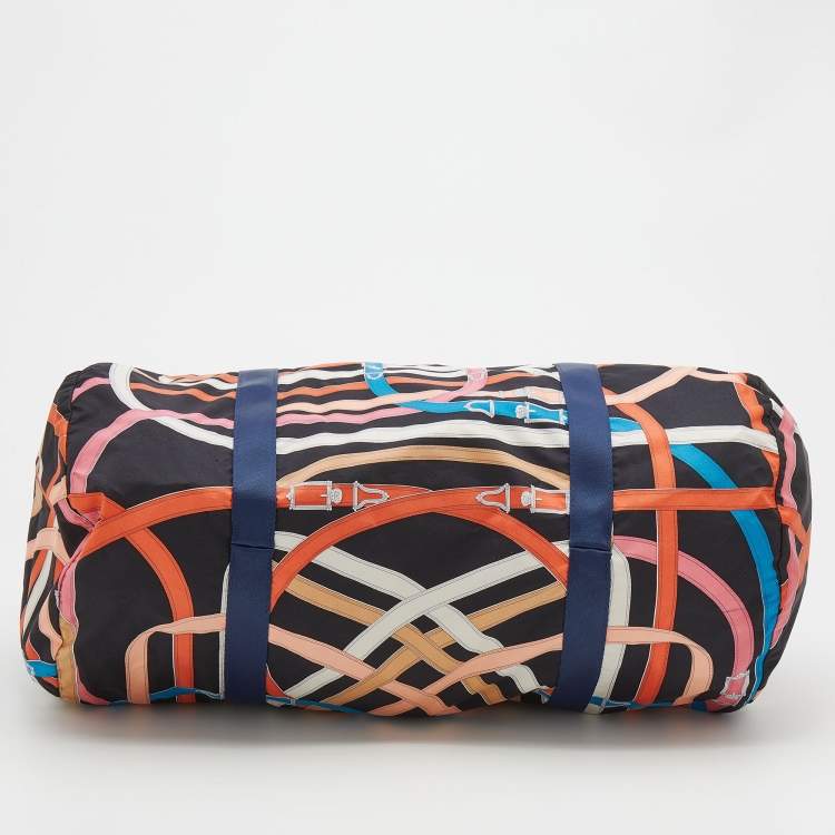 Pre Owned Hermes Barenia Cavalcadour Airsilk 44 Duffle Bag