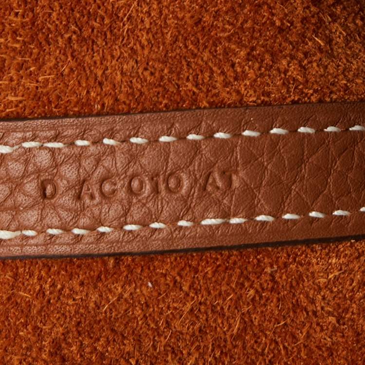 Pre Owned Hermes Gold Taurillon Clemence Leather Picotin Lock 18 Bag