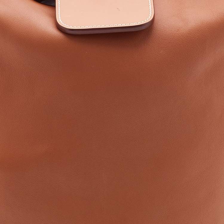 Pre Owned Hermes Gold Swift/Vache Hunter and Taurillon Clemence Leather Virevolte 24 Bag