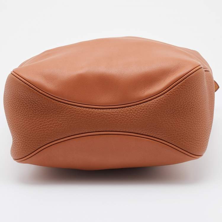 Pre Owned Hermes Gold Swift/Vache Hunter and Taurillon Clemence Leather Virevolte 24 Bag