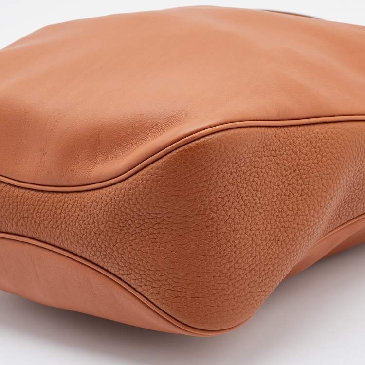 Pre Owned Hermes Gold Swift/Vache Hunter and Taurillon Clemence Leather Virevolte 24 Bag