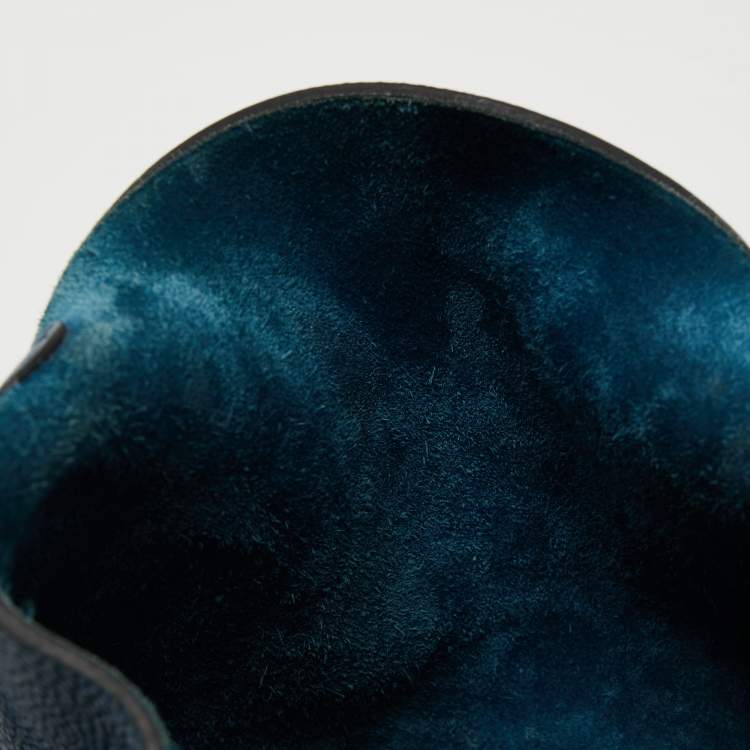 Pre Owned Hermes Deep Blue Taurillon Maurice Leather Picotin Lock 22 Bag