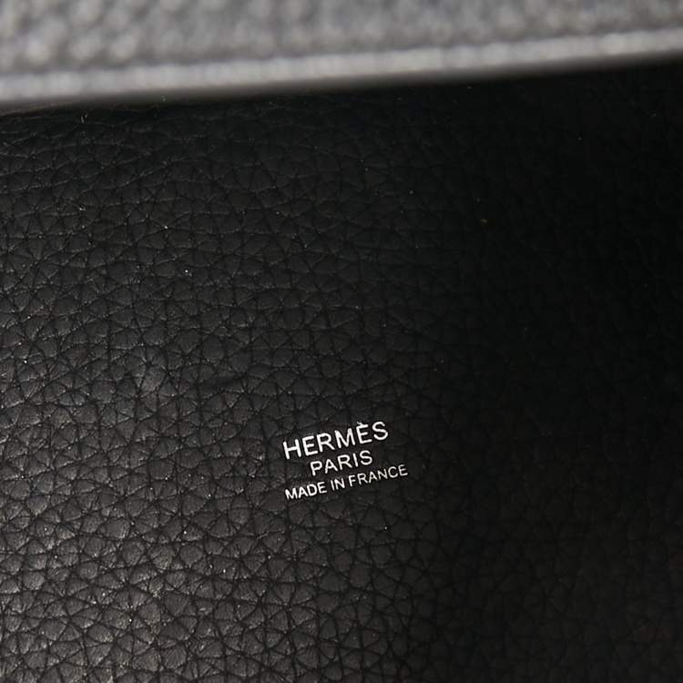 Pre Owned Hermes Black Togo Leather Picotin Lock 18 Bag