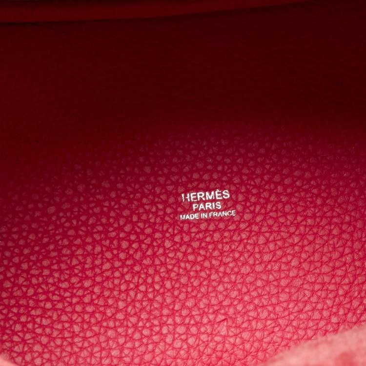مملوكة مسبقًا Hermes Rose Mexico Taurillon Clemence Leather Picotin Lock 18 Bag