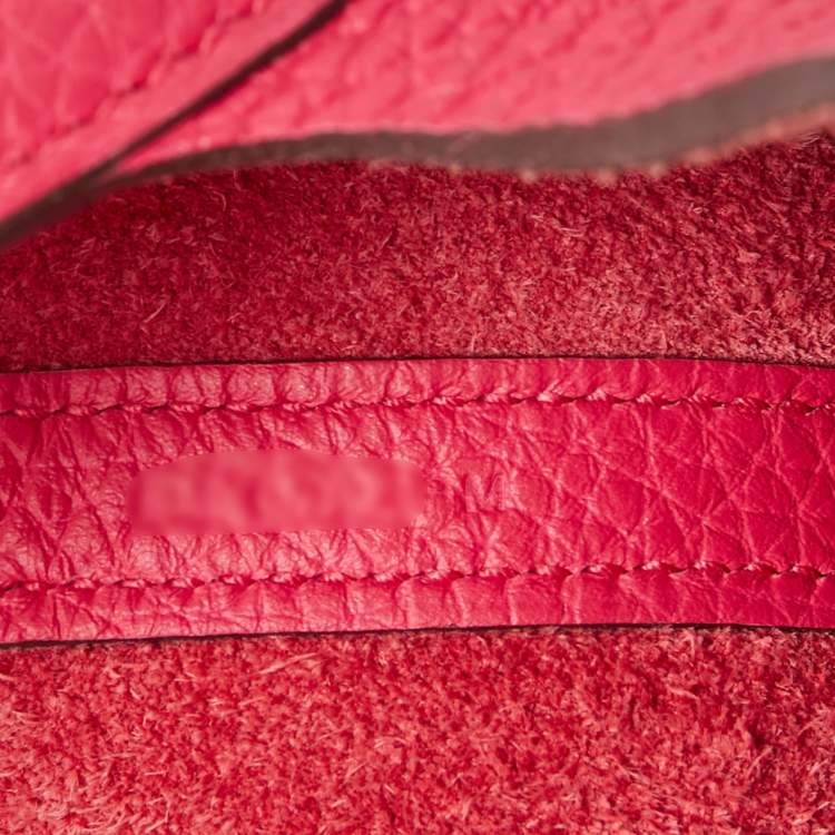مملوكة مسبقًا Hermes Rose Mexico Taurillon Clemence Leather Picotin Lock 18 Bag