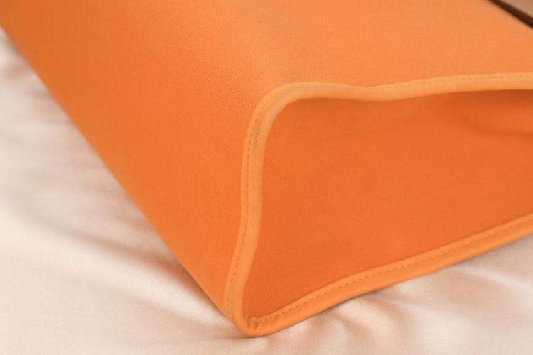 Pre Owned Hermes Orange  Leather Herbag 31 Shoulder Bag 