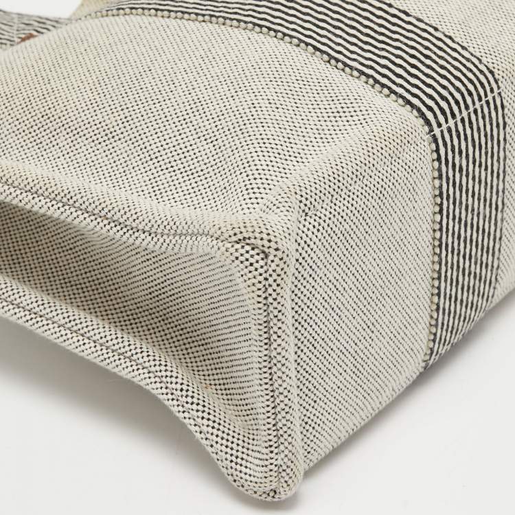 Pre Owned Hermes Grey Canvas Fourre Tout PM Bag