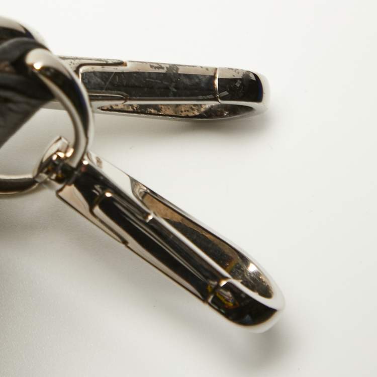 Pre Owned Hermes Chocolat Clemence Leather Evelyne III GM Bag