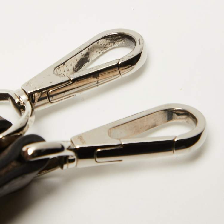 Pre Owned Hermes Chocolat Clemence Leather Evelyne III GM Bag