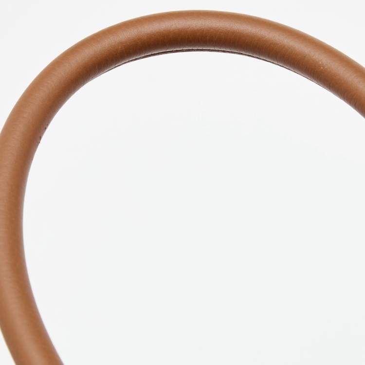 Pre Owned Hermes Gold Togo Leather Gold Finish Birkin 35 Bag