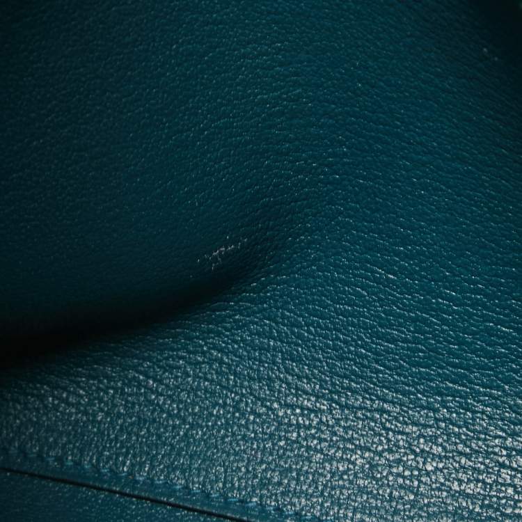 Pre Owned Hermes Colvert Evercolor Leather Gold Finish Kelly Retourne 28 Bag