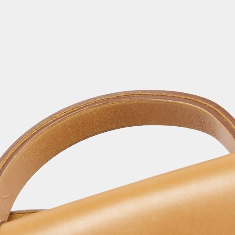 Pre Owned Hermes Natural/Violet Canvas and Leather Herbag Zip 31 Bag