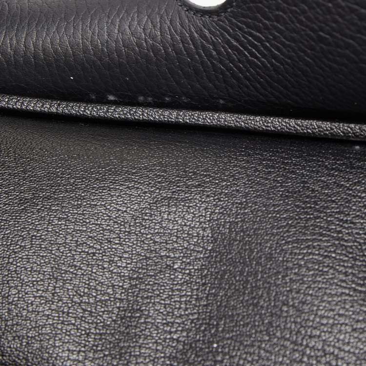 Pre Owned Hermes Black Togo Leather Palladium Finish Birkin 35 Bag