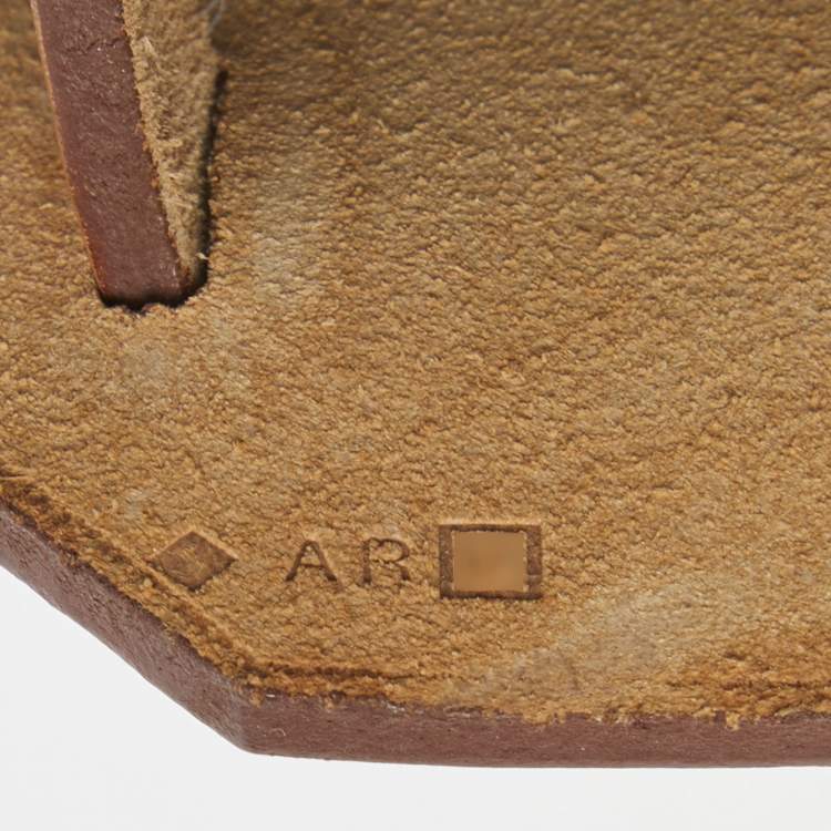 Pre Owned Hermes Bleu Brighton/Vache Naturel Leather and Canvas Herbag Zip 31 Bag