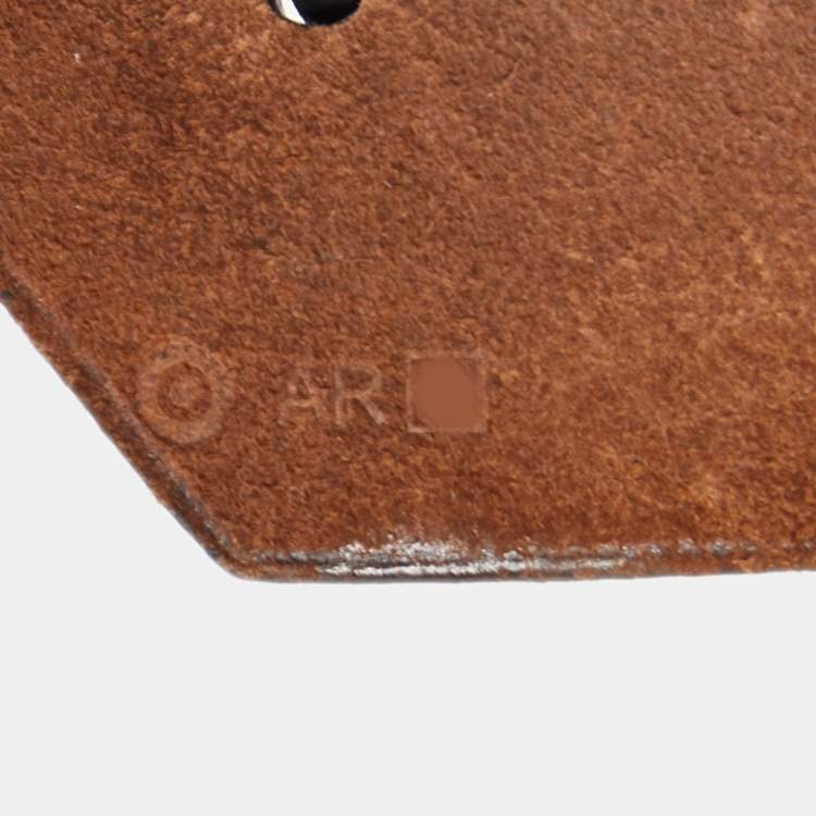 Pre Owned Hermes Ebene/Black Canvas and Leather Herbag Zip 39 Bag