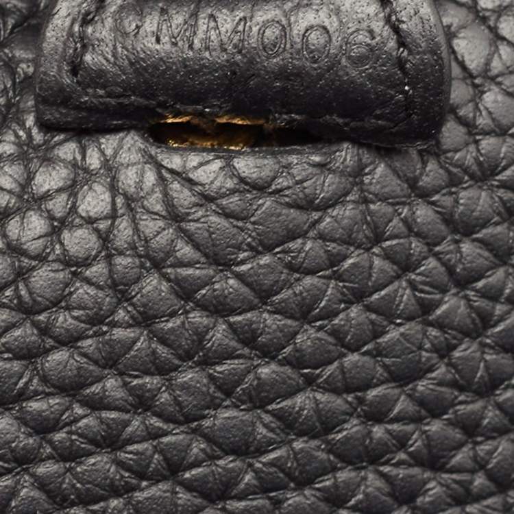 Pre Owned Hermès Black Taurillon Clemence Leather Evelyne TPM 16 Bag