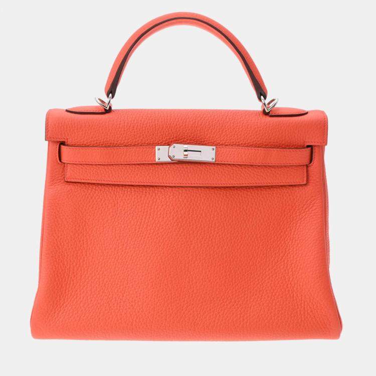 AUTHENTIC HERMES Kelly32  Inner Stitch Kelly  Hand Bag