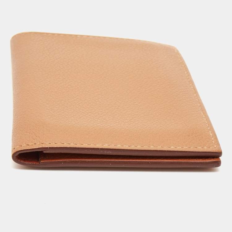 مملوكة مسبقًا Hermes Gold Evercolor Leather  MC² Euclide Card Holder