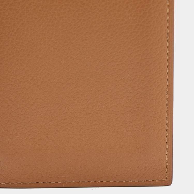 مملوكة مسبقًا Hermes Gold Evercolor Leather  MC² Euclide Card Holder