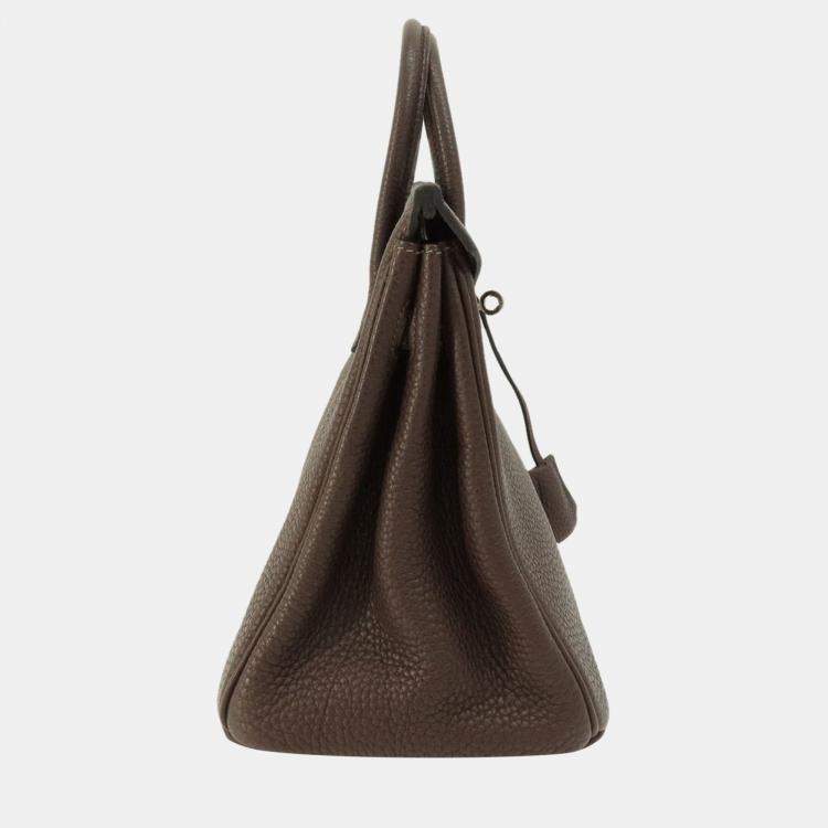 Birkin 25 Brown Leather Handbag