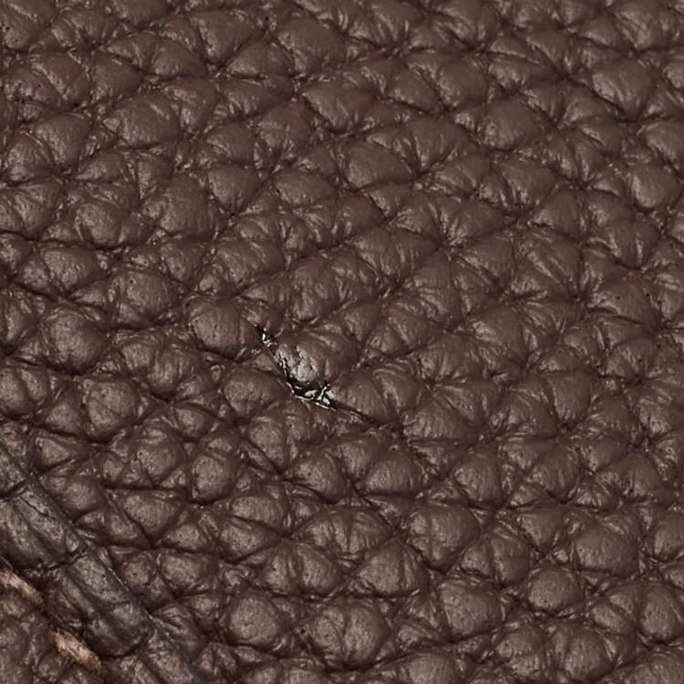 Pre Owned Hermes Rouge Sellier Taurillon Clemence Leather Picotin Lock 22 Bag