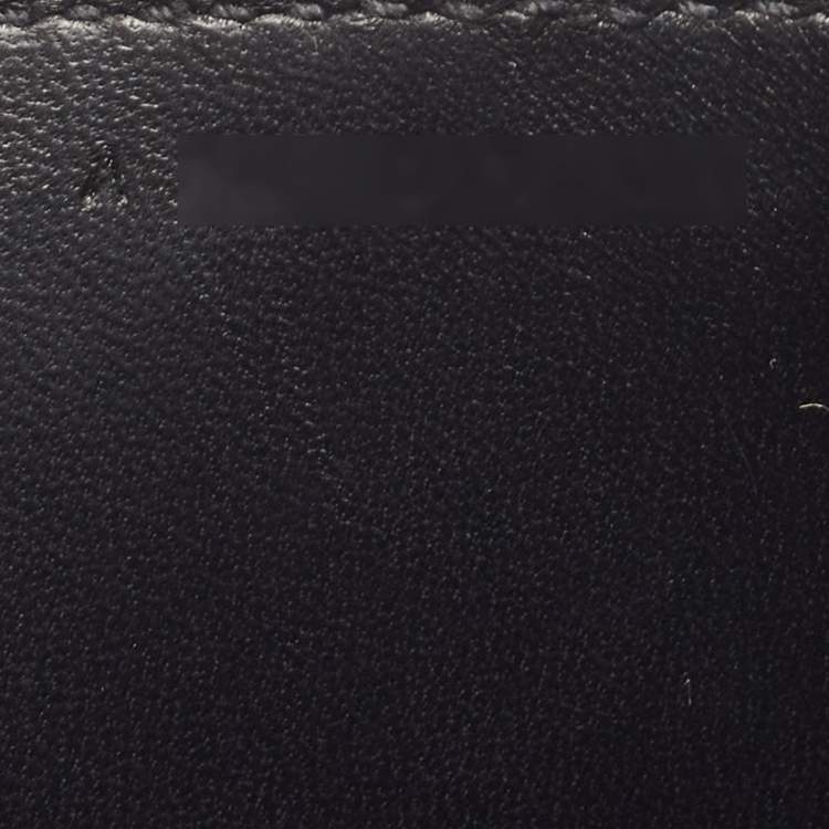 Pre Owned Hermes Black Chevre Leather Cinhetic Bag