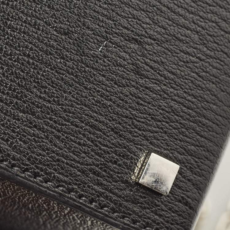 Pre Owned Hermes Black Chevre Leather Cinhetic Bag