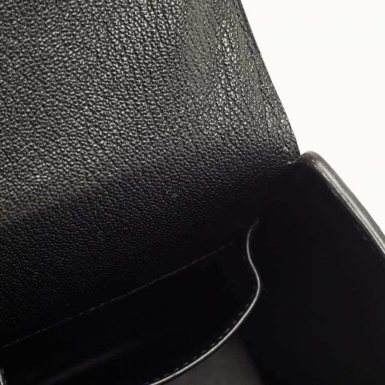 Pre Owned Hermes Black Chevre Leather Cinhetic Bag