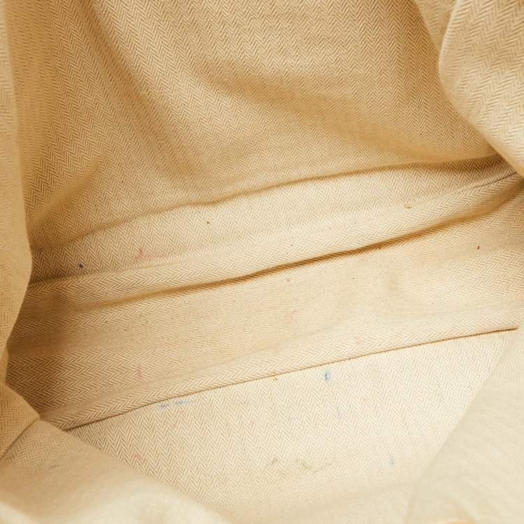 Pre Owned Hermes Soleil Taurillon Clemence Leather Palladium Finish Marwari GM Bag