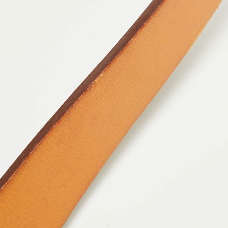 Pre Owned Hermes Soleil Taurillon Clemence Leather Palladium Finish Marwari GM Bag