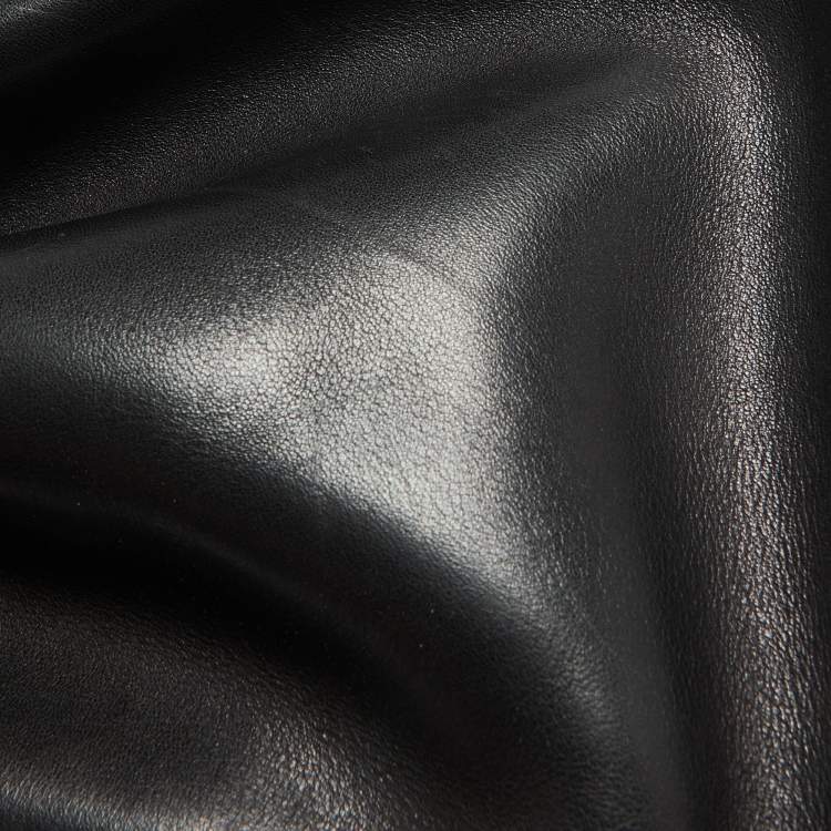 مملوكة مسبقًا Hermes Black Denim Fonce Toile/Evercalf Leather Palladium Finish Birkin 35 Ghillies Bag