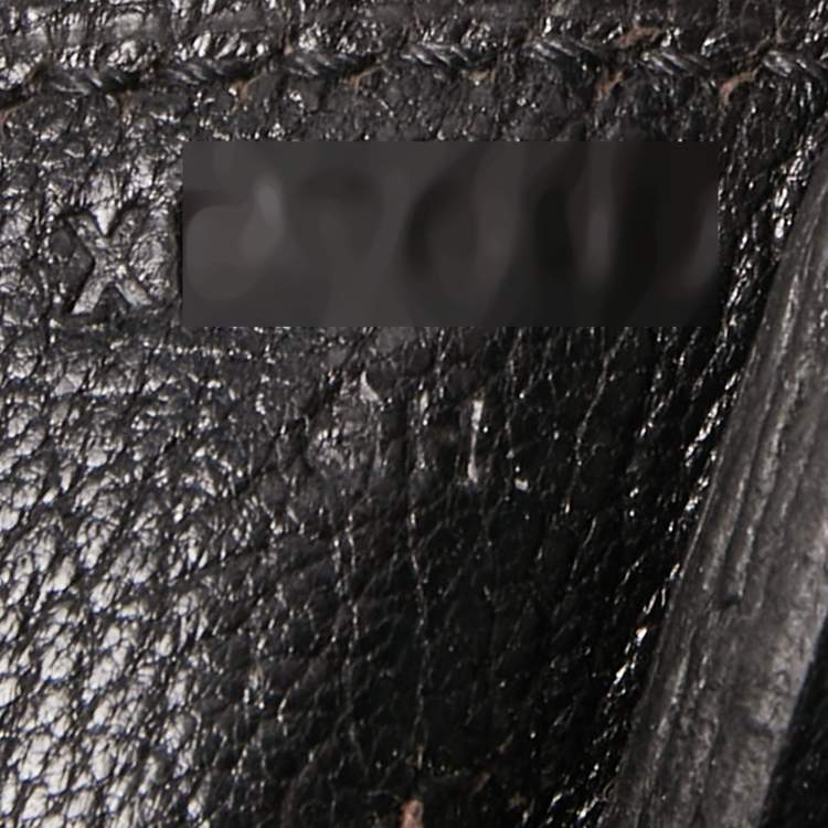 Pre Owned Hermès Black Togo Leather Gold Finish Birkin 30 Bag