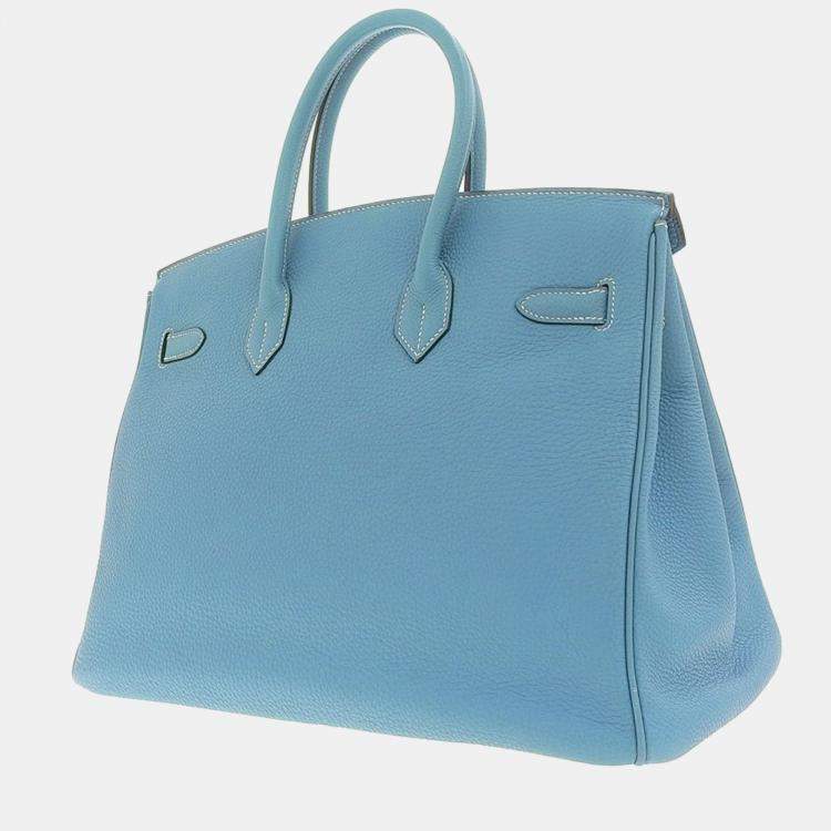 price hermes blue bag