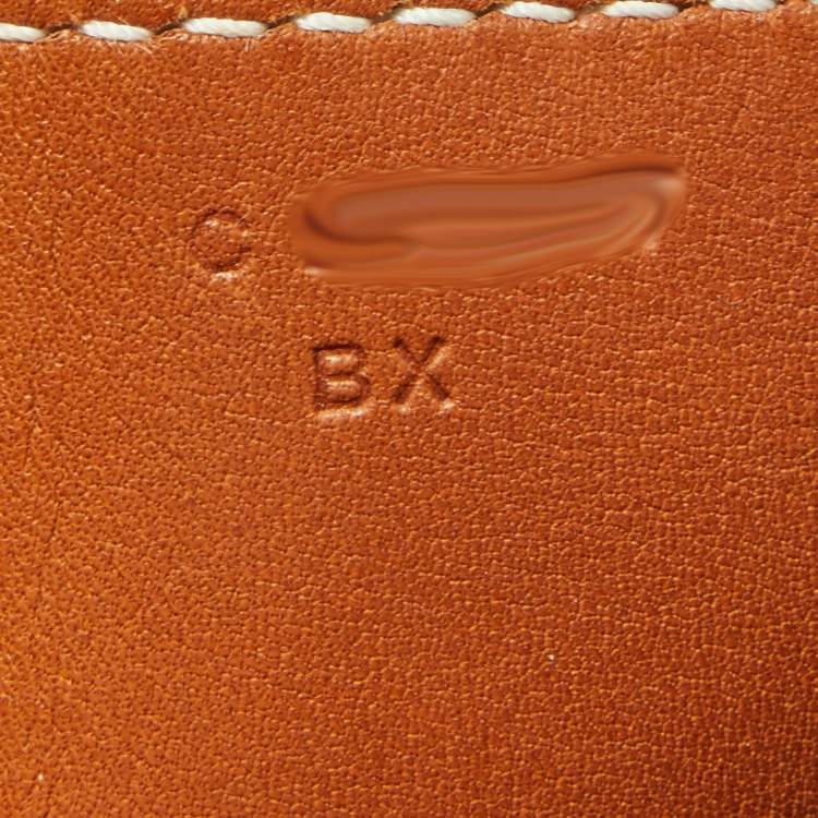 Pre Owned Hermes Gris Moyen/Fauve Wool and Barenia Leather Palladium Finish HAC Birkin 40 Bag