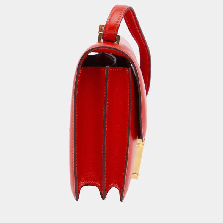 Hermes Red Epsom Leather Constance Mini 18 Shoulder Bag Hermes | The Luxury  Closet